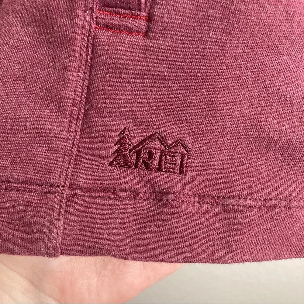 REI Zip Hoodie - Maroon - Women’s Medium - Picture 3 of 6
